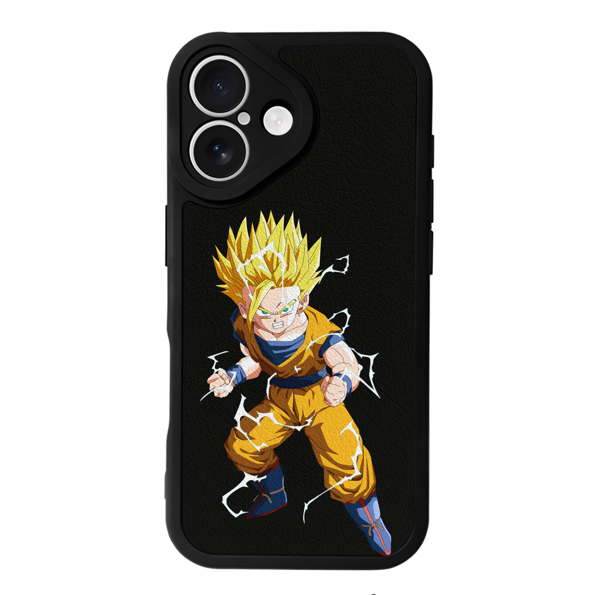 （画像用） ドラゴンボール 孫 悟飯（そんごはん）DRAGON BALL Son Gohan 【iPhone 16シリーズ対応】シリコンスマホケース（レザー調） 材質：シリコン